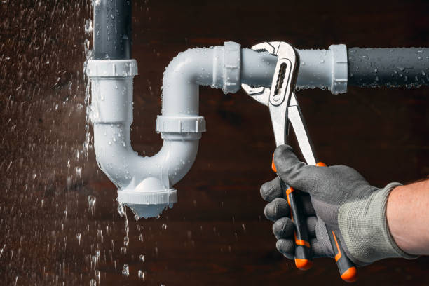 Professional Drain Cleaning technician working in Winfield, MO